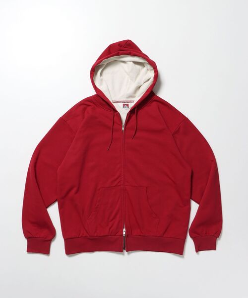 BEN DAVIS Thermal Lined Zip Hoodie — толстовка с теплой подкладкой и молнией (удлиненная)