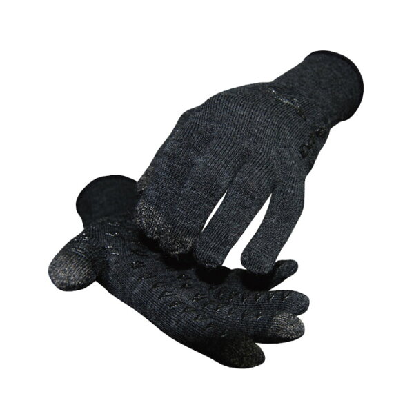 DEFEET перчатки ET TOUCH WOOL, модель D‑Logo, шерсть, антискользящая поверхность