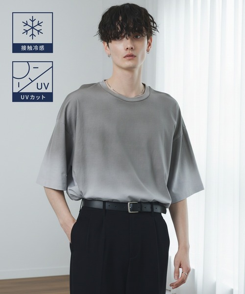[CIYOT] USA cotton regular fit graduation クラシック — реглан футболка с охлаждающим эффектом・UV‑защита (полупрозрачная)