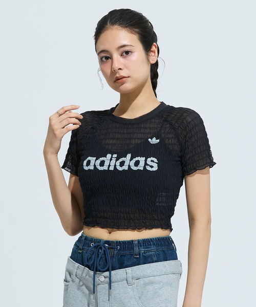 SMOCKED CARI Tee / adidas Originals — Caritees Adidas Originals