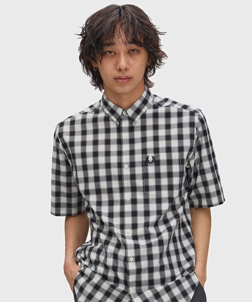 Рубашка Blurred Gingham (размытая клетка)