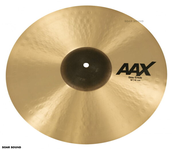 SABIAN AAX 17" Thin Crash Brilliant AAX-17TC-B — тарелка Thin Crash Brilliant