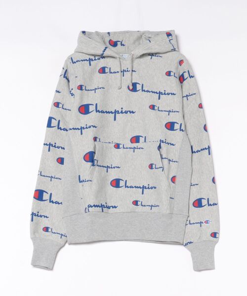 Champion REVERSE WEAVE P/O HOOD ALL OVER PRINT — худи Champion, принт по всей поверхности