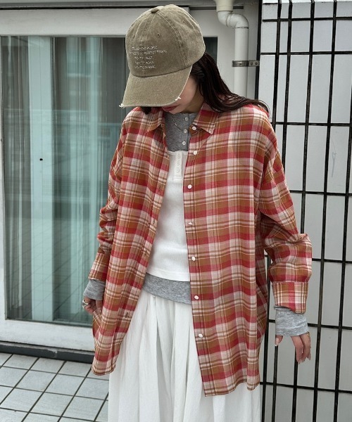 Cotton Voile Short Check Shirt — хлопковая клетчатая рубашка/chequer 670820