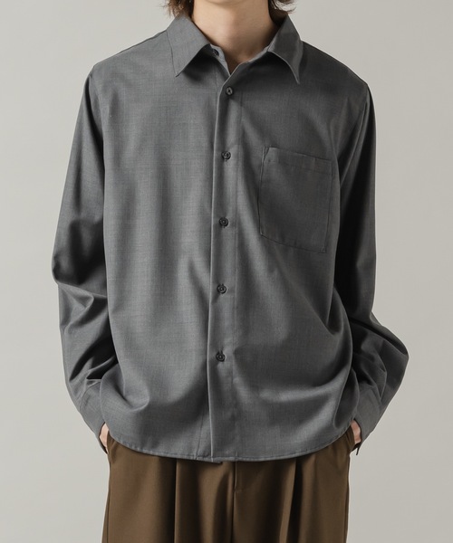 Wool mix basic shirts — базовая рубашка из шерстяной смеси