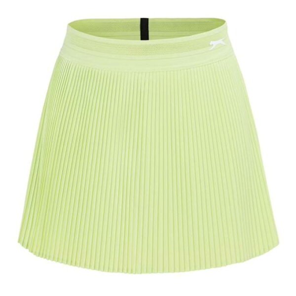 Slazenger Pleated Skort женский Shadow Lime — плиссированная юбка-шорты