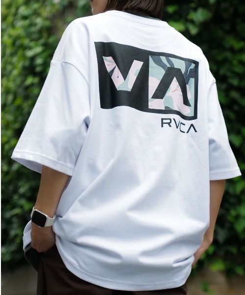 RVCA Men VA BOX ST T‑shirt — футболка летняя 2026, короткий рукав, логотип RVCA