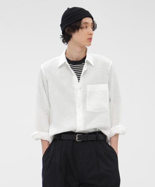 Shirting linen shirt — льняная рубашка