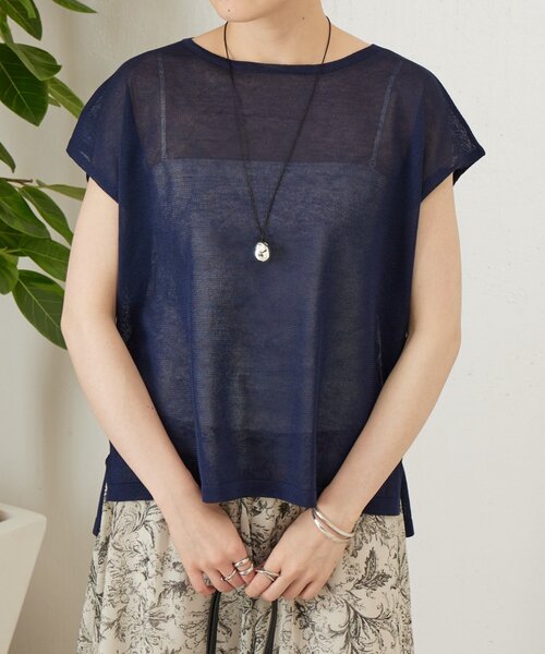 Sheer French knit — тонкая трикотажная майка