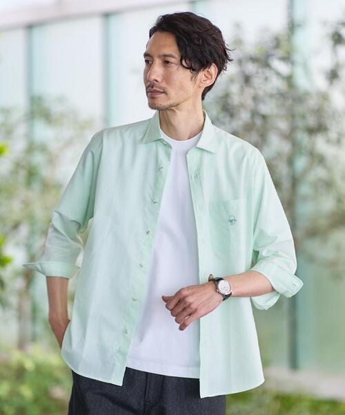 [Контактное охлаждение] High‑bride linen 7‑minute sleeve T‑shirt