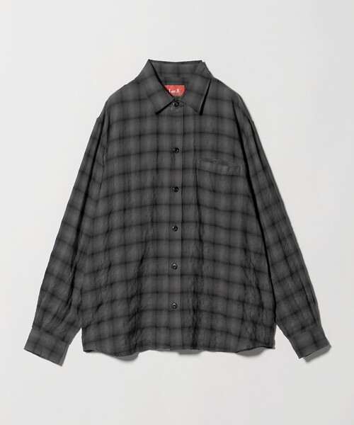<Laid.B> Wet Rag CHECK SHIRT / рубашка