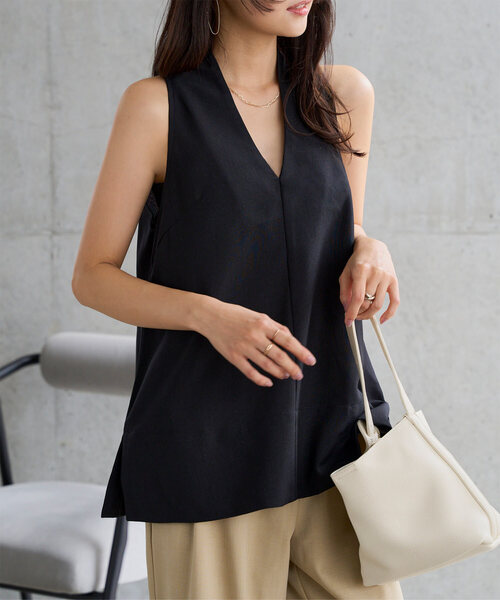 Rinentatch V‑neck blouse
