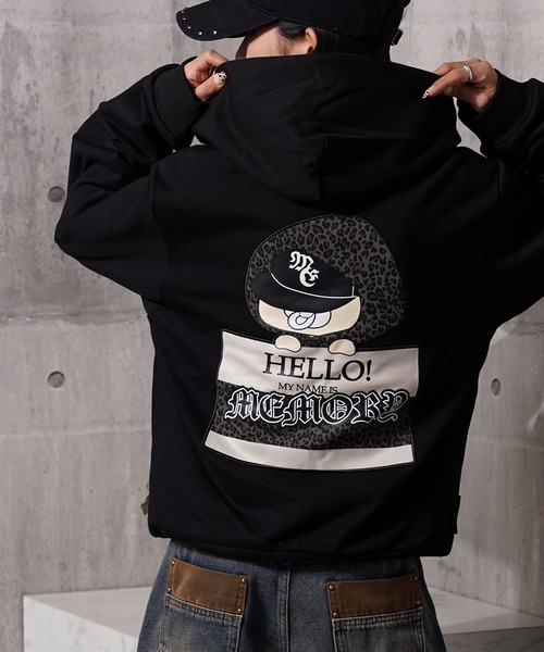 MEMORY Signboard Bub Pullover Hoodie — худи‑пуловер с принтом «Signboard Bub»