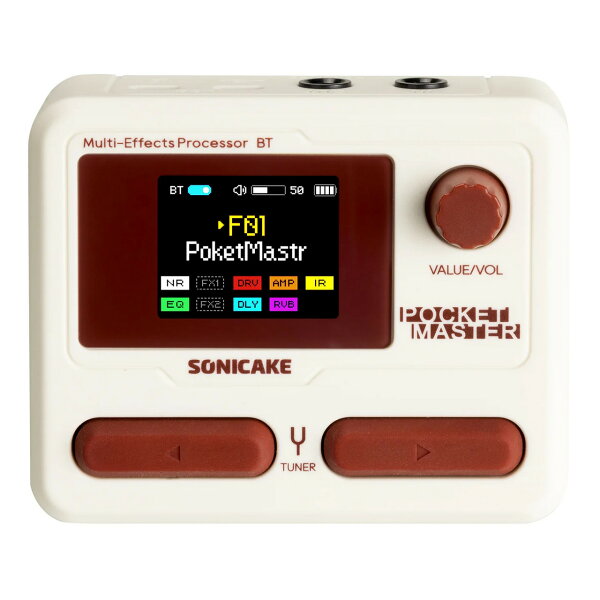 SONICAKE Pocket Master белый — мультиэффектный процессор Soncake (только доставка, не установлен в коробку) [INTERNET-MAGAZINE]