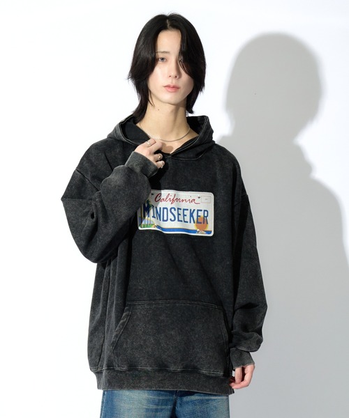 Number Plate Light Hoodie — худи с номерной пластиной спереди