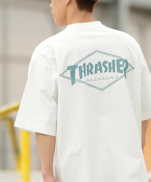 THRASHER футболка с коротким рукавом логотип Speed Waterland 263TH1ST091 (лимитированная серия)