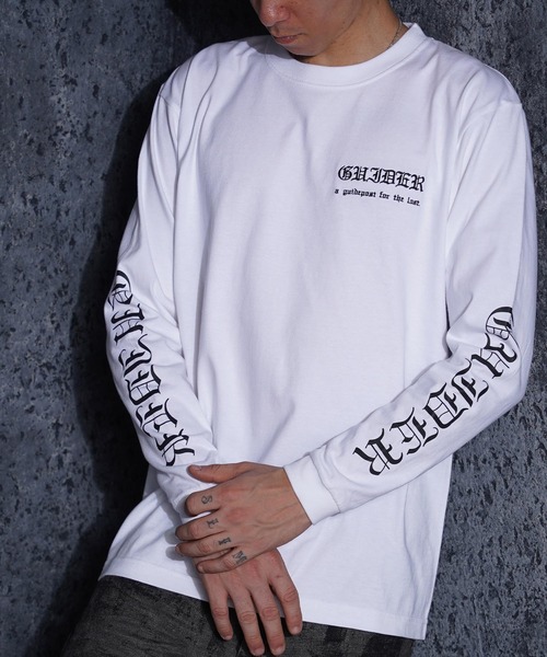 GUIDER Old Simple L/S Tee лонгслив с простым логотипом