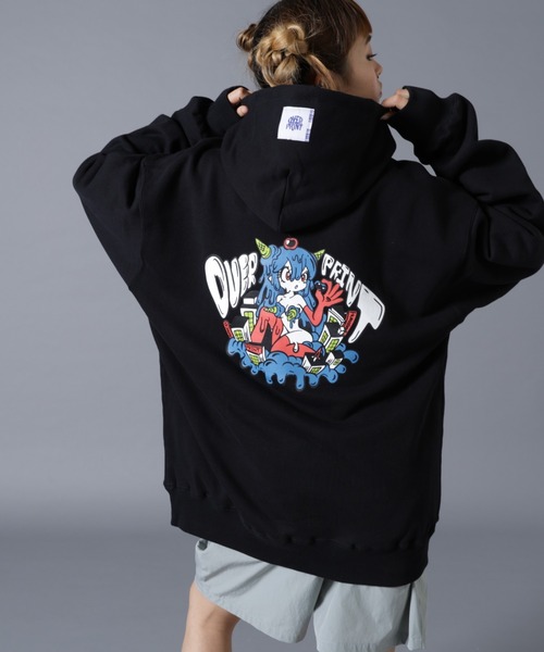 overprint TITAN HOODIE толстовка‑оверсайз с принтом
