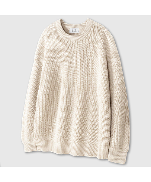 Oversize борцовская футболка с воротником‑кругом [Айвори] — breathable