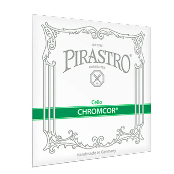 PIRASTRO Chromcor 3392 D — струны для виолончели D, сталь/хромированная сталь, 1/4–1/8
