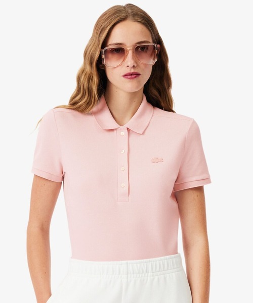 Slim Fit Stretch Cotton pique polo shirt (半袖)