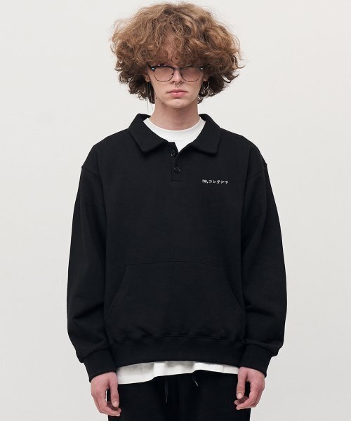 RC polo collar mtm (черный)
