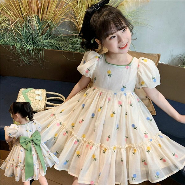 One‑piece Kids платье с длинным рукавом, цветочный узор, для девочек, выпускной, свадьба, праздничное, размеры 110–160cm