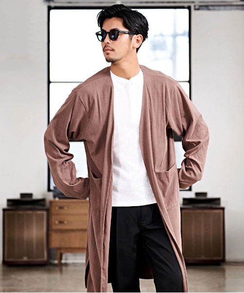 CavariA — wool‑like long‑crew cardigan