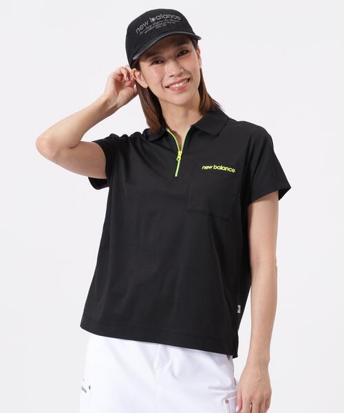 New Balance Golf — Half‑zip Big Polo (WOMENS)