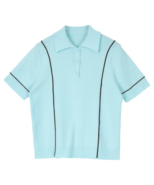 Цветные lined polo‑tops — поло‑топы в цветной полосе