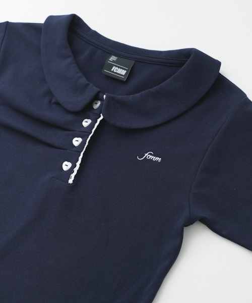 Front Gather Polo SS — поло с сборкой спереди, SS