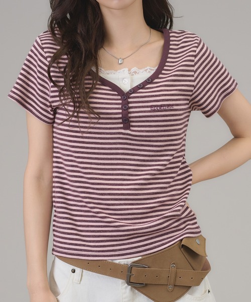 Henry V‑border T‑shirt