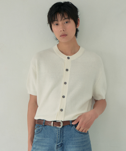 NERU HACHI HAWK Cardigan IVORY (WC26KN54)