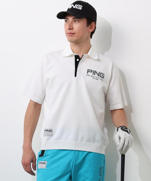 PING APPAREL — футболка-поло с коротким рукавом