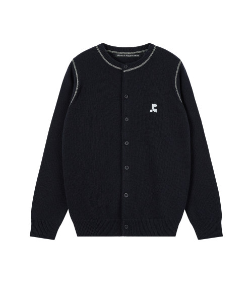 Stitch Wool Knit Cardigan — кардиган из шерстяной вязки (navy)