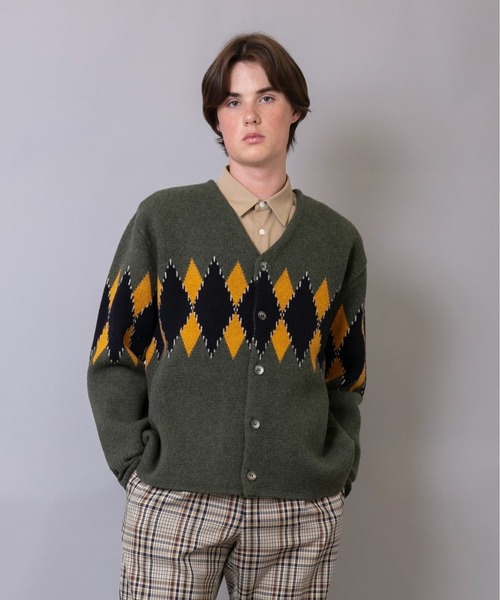 FACTOTUM — C/C 7G агайл кардиган-джемпер (knit)