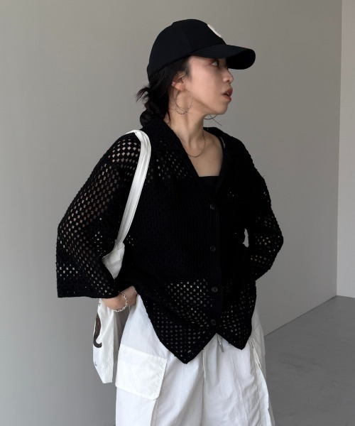 vacances mesh shirt — сетчатая рубашка Vacances