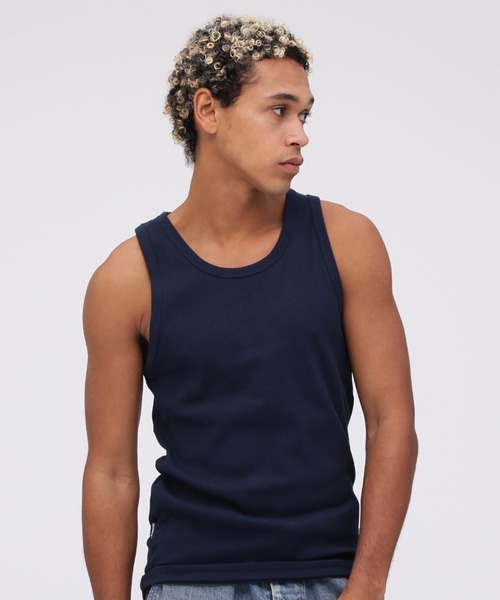 DAILY RIB TANK TOP / AVIREX — трикотажный топ без рукавов