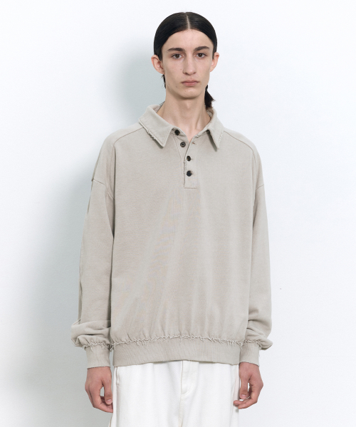 Demijdo Oversize Polo BEIGE