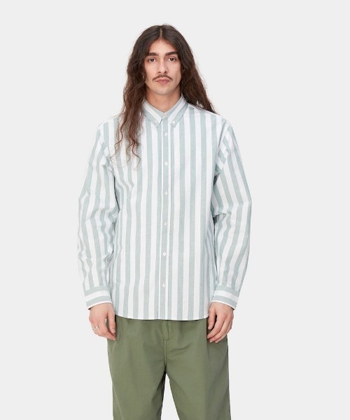 Carhartt WIP L/S DILLON SHIRT (кархарт вив, длинная рубашка DILLON)