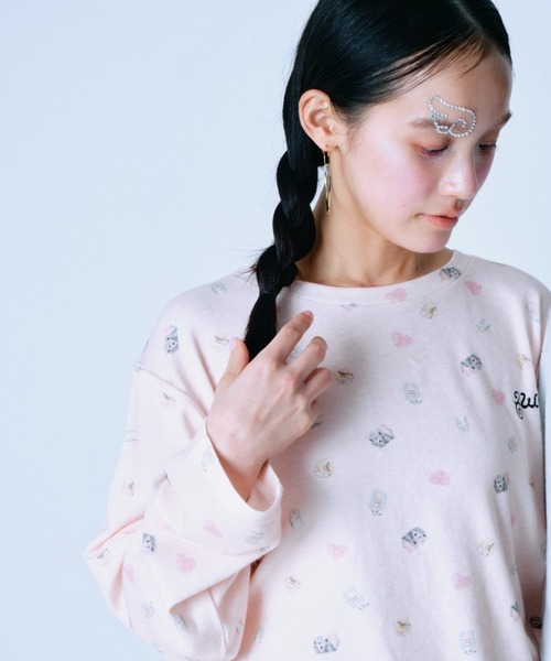 twins room графический L/S футболка