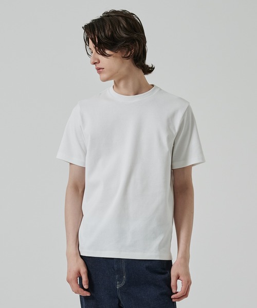 [STUDIOUS] HIGH TWIST REGULAR FIT TEE