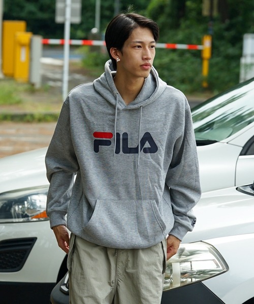 [FILA] Dekarogo Print lining fur‑dairy pullover‑parka