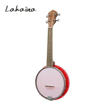 Lahaina Crystal Banjo гавайская гитара Red LBU-200RD