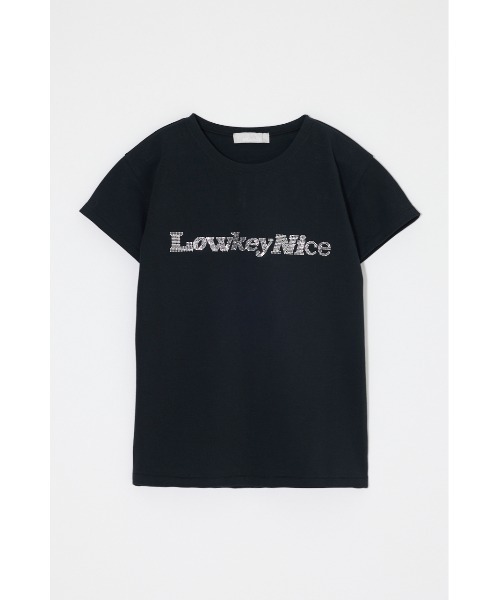 LOWKEY NICE BLING — футболка с блестящими элементами