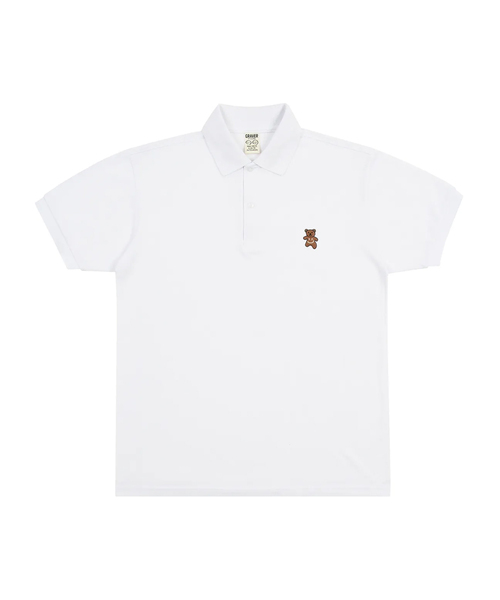 [UNISEX] футболка с вишитым логотипом Peak — белая