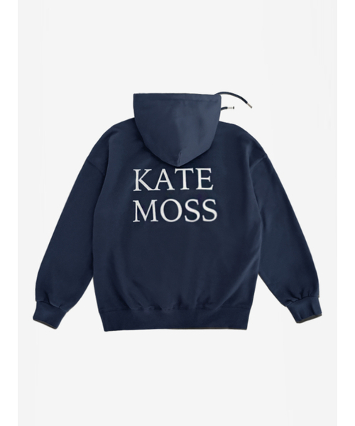 Kate Moss oversized Hoodie (Navy Blue) — оверсайз худи Кейт Мосс, темно‑синий