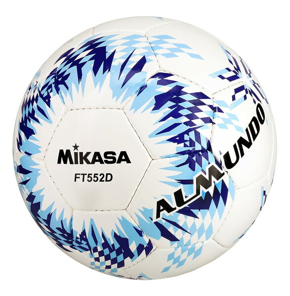 MIKASA волейбольный мяч 5-го размера, сертифицированный Японской федерацией волейбола, ручная сшивка, синий/светло-синий, FT552D-BLLB, рекомендуемое давление 0.610–0.820 (кгс/см²)