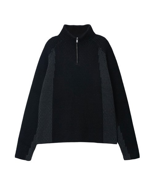Honey Comb JQD Racing Half Zip Up — черный/угольный