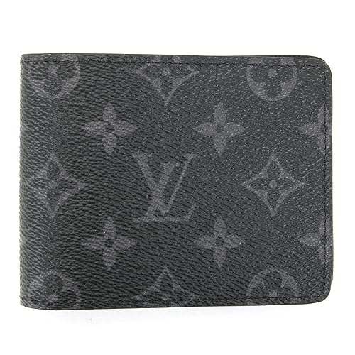 Louis Vuitton Monogram Eclipse мужской складной кошелек M61695 в оригинальной подарочной коробке (параллельный импорт)